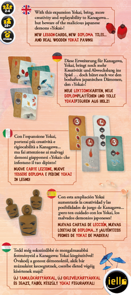 Kanagawa: Yokai - Bordspel