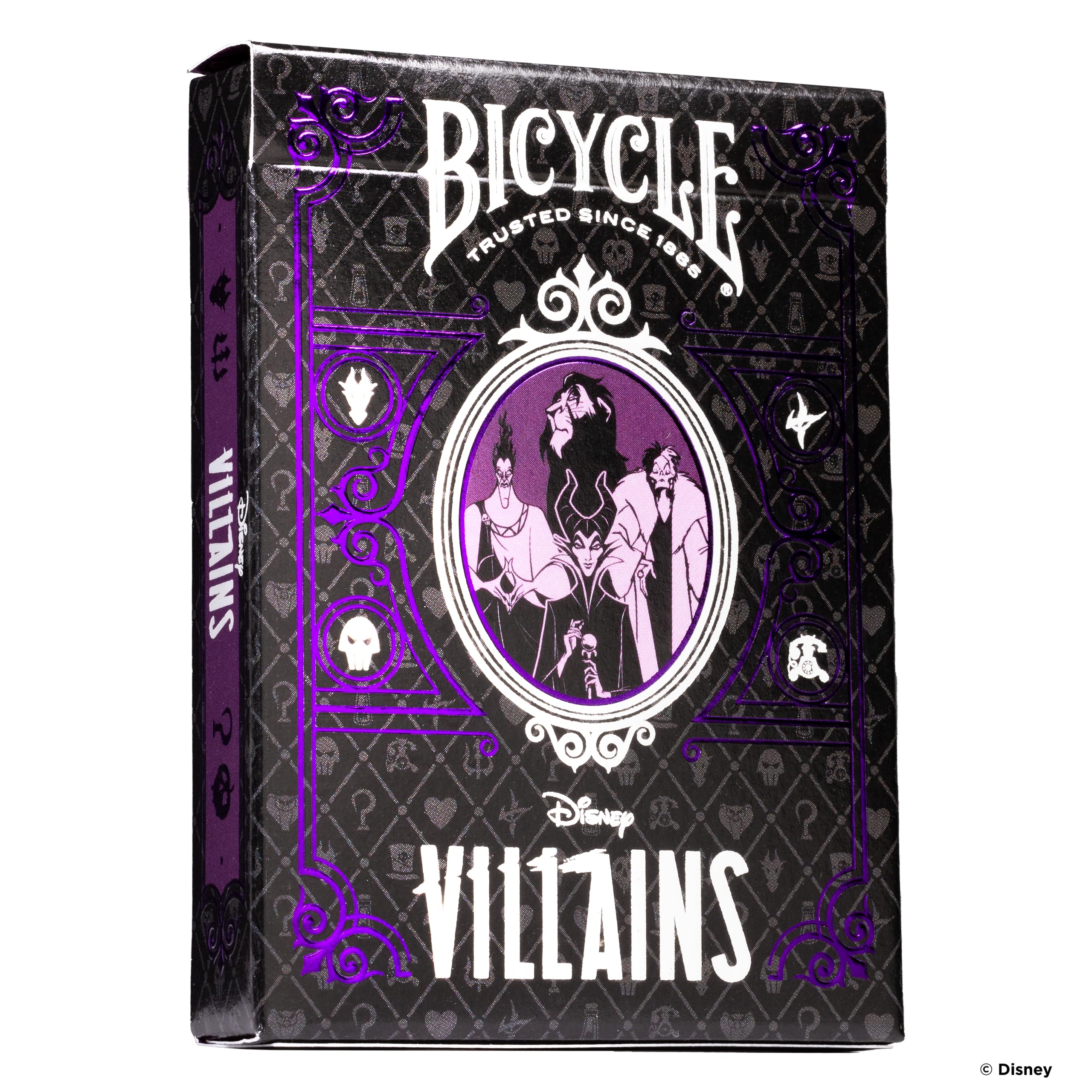 Pokerkaarten Bicycle- Villains Paars