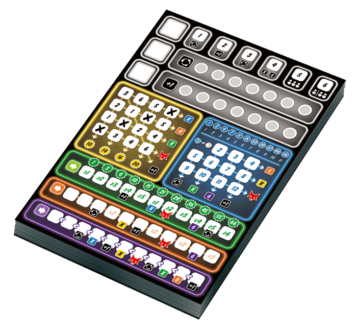 Clever Scoreblok 2 stuks - Dobbelspel