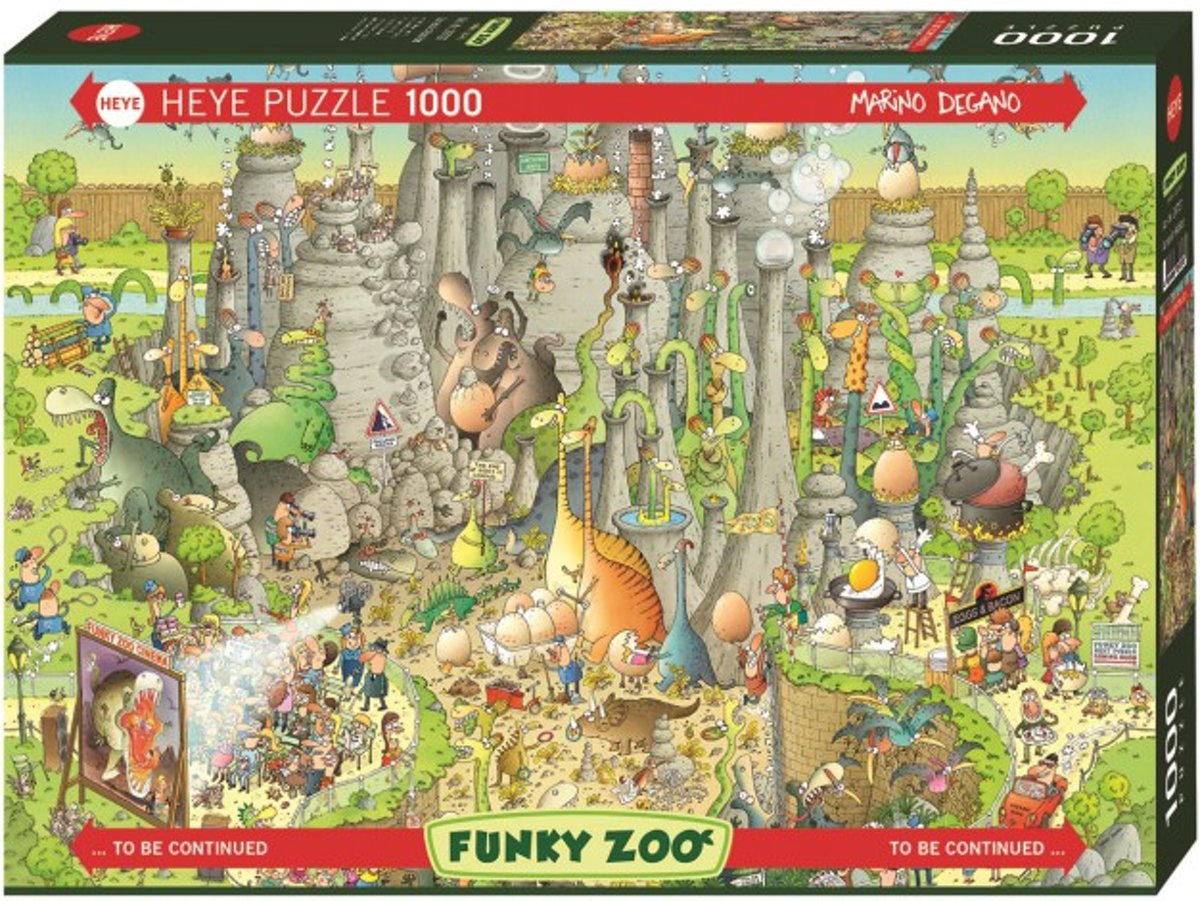 Puzzel Jurassic Habitat - 1000 stukjes