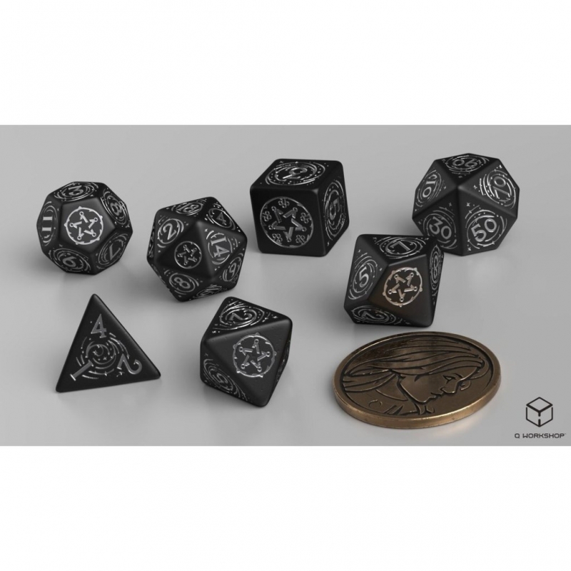 The Witcher Dice Set Geralt - Silver Sword (7)