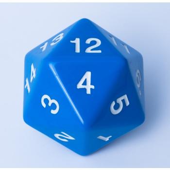 D20 Countdown Die 55 mm - Blue