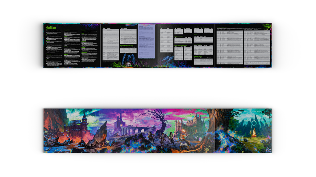 D&D Ravenloft Horrors Within DM Screen