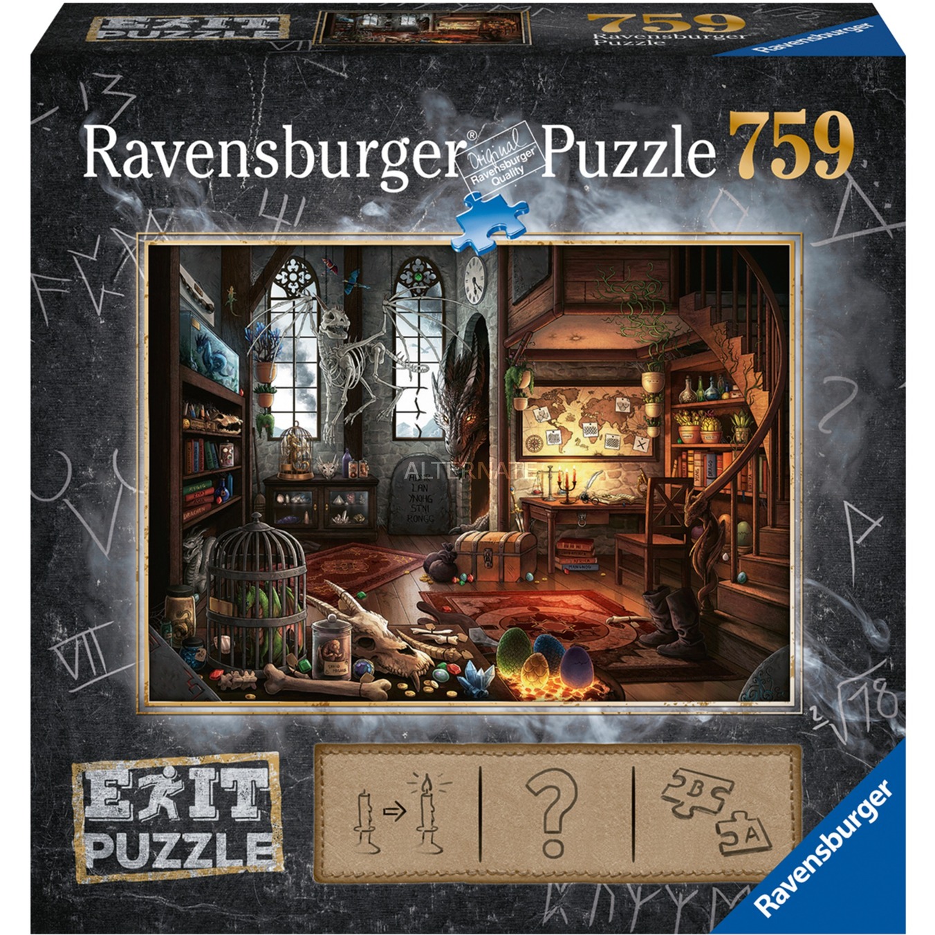 Exit Puzzel: In het Drakenlaboratorium - (759)