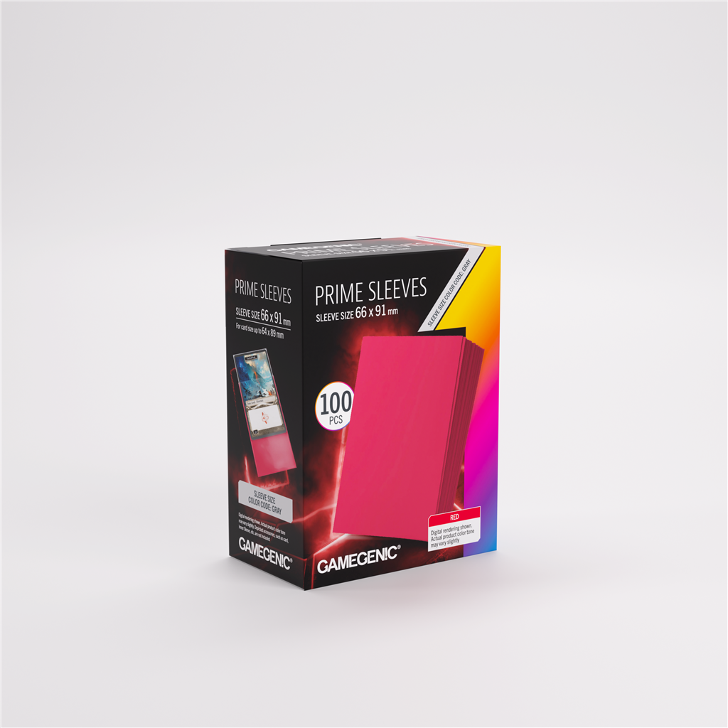 Sleeves: Pack Prime Red (100)
