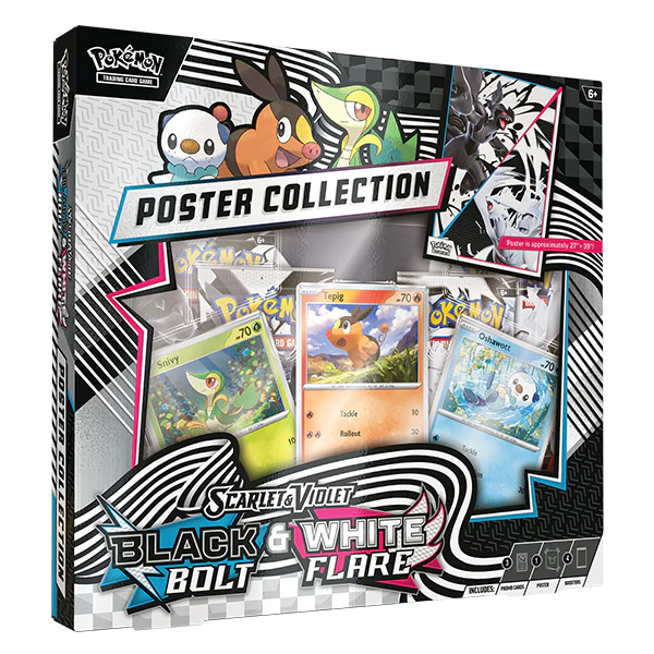 Pokemon: Black Bolt & White Flare Unova Poster Collection