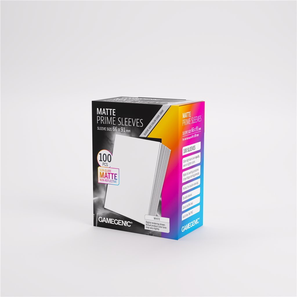 Sleeves: Pack Matte Prime White (100)