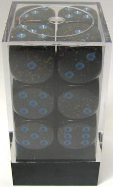 Speckled Blue Stars 16 mm