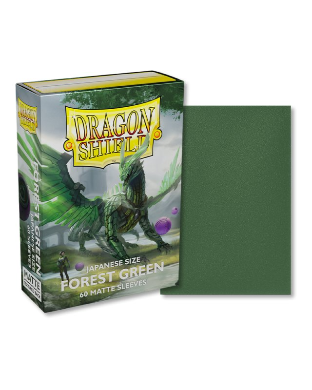 Dragon Shield - Small Forest Green Matte (60)