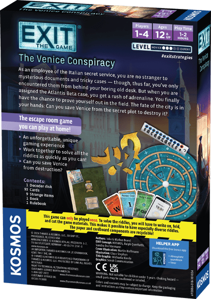 Exit the Game The Venice Conspiracy