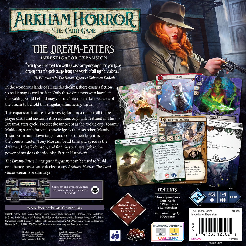 Arkham Horror LCG The Dream Eaters Investigator
