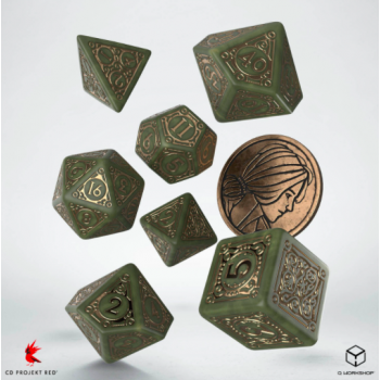 The Witcher Dice Set Triss Goud