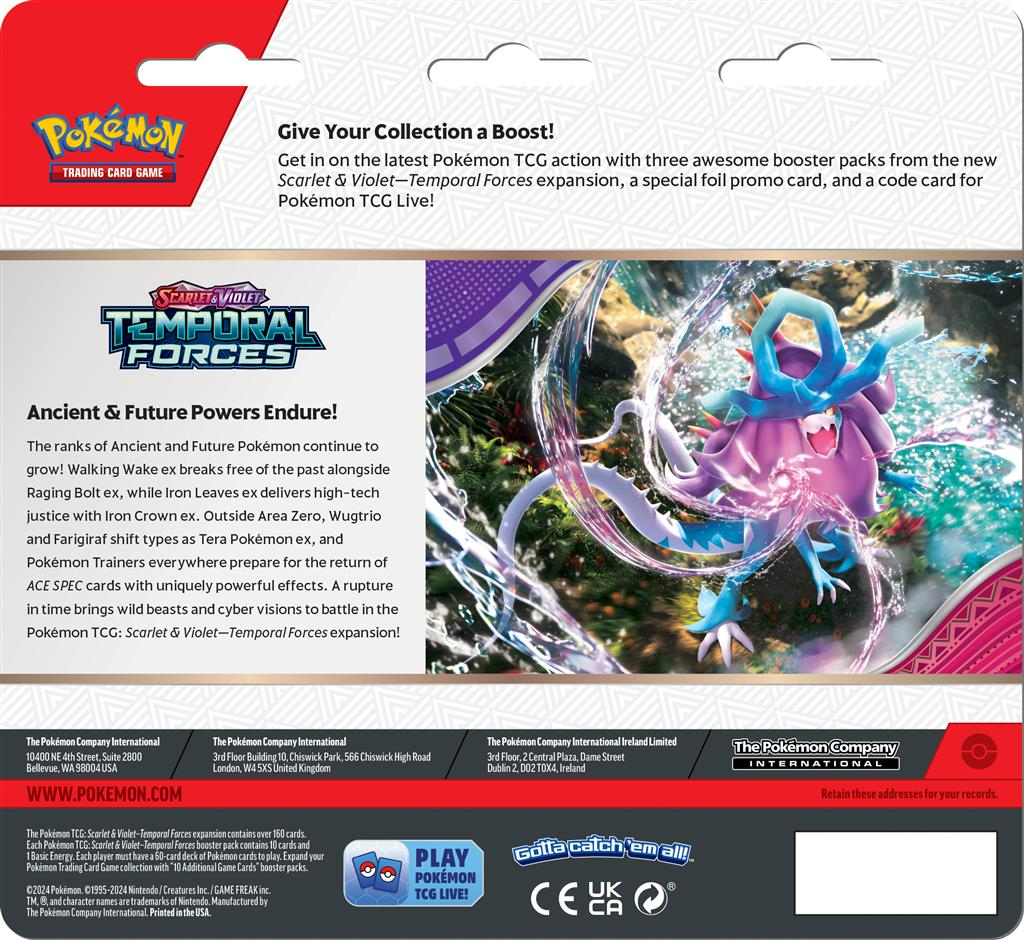 Pokemon Temporal Forces Booster Blister - Cyclizar
