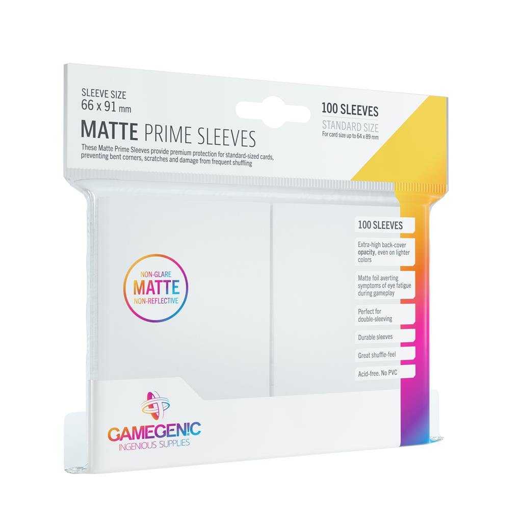 Sleeves: Pack Matte Prime White (100)