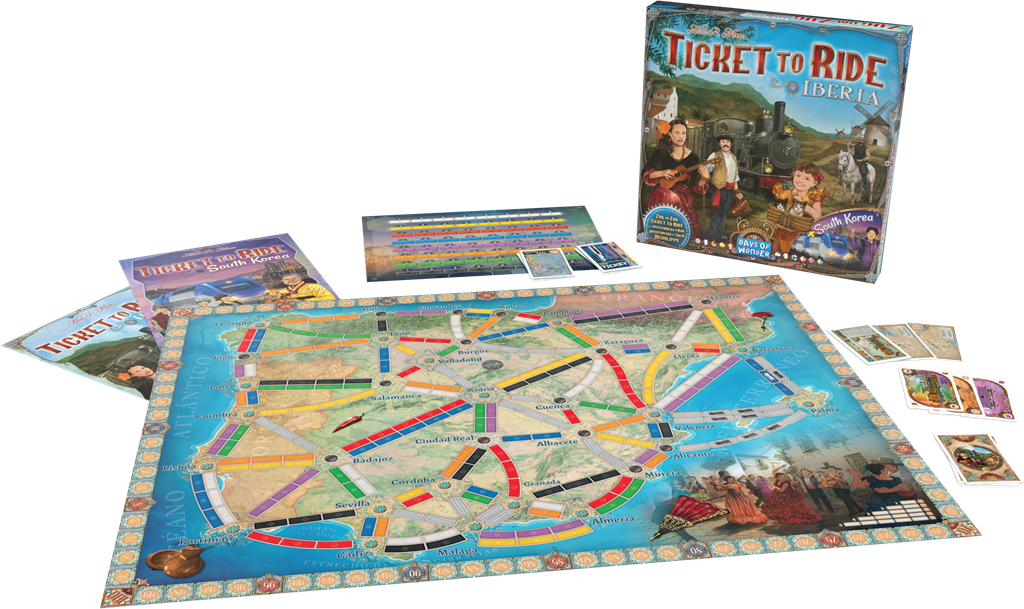 Ticket to Ride - Iberia/South Korea Ticket to Ride - Iberia/South Korea