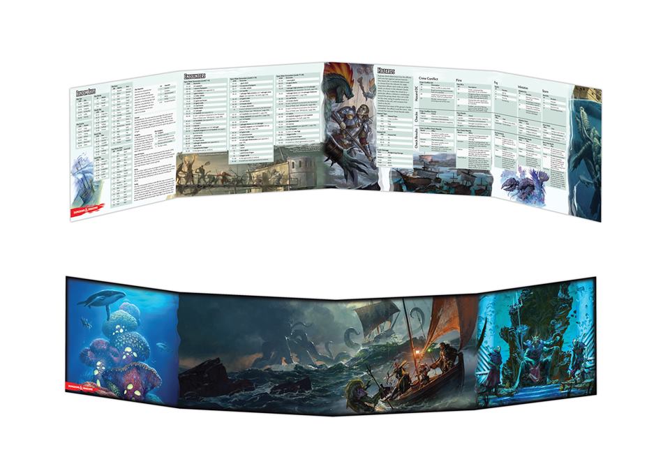 Dungeons & Dragons: Of Ships and the Sea DM Screen