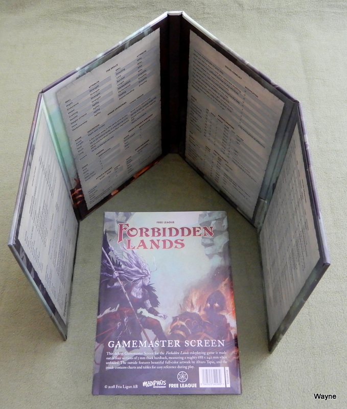 Forbidden Lands GM Screen