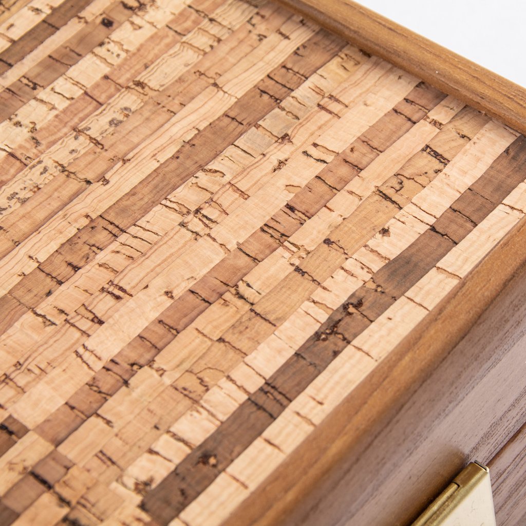 Backgammon Natural Cork - Medium Backgammon Natural Cork - Medium