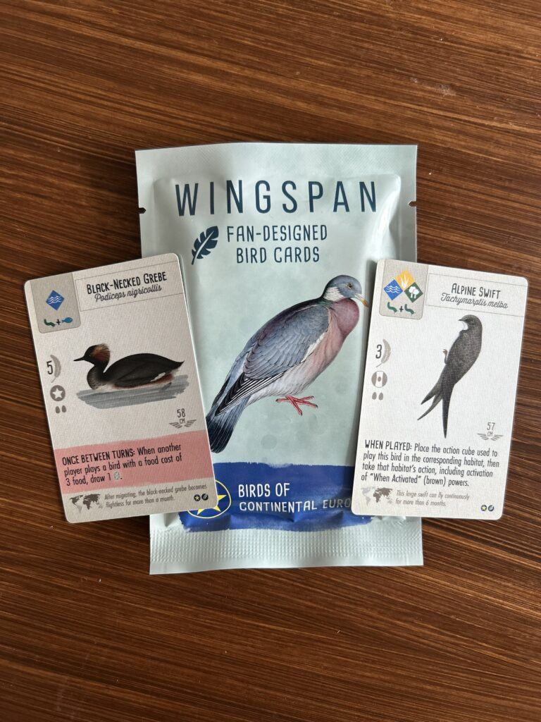 Wingspan Fan-Designed Bird Packs Display 6