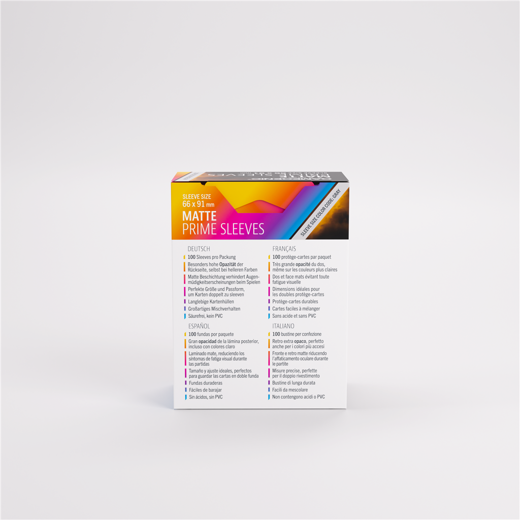Sleeves: Pack Matte Prime Orange (100)