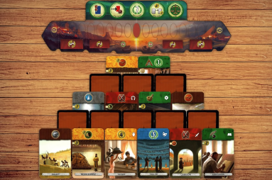 7 Wonders Duel spelbord overzicht