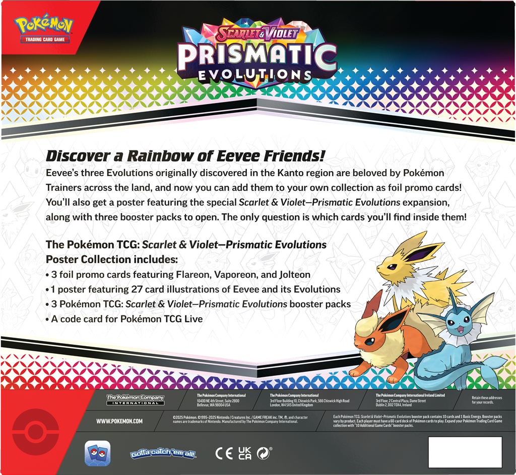 Pokemon Prismatic Evolutions Poster Collection kopen