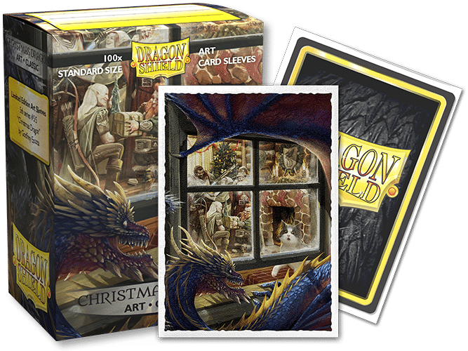 Dragon Shield Classic Art Sleeves - Christmas Dragon (100 Sleeves)