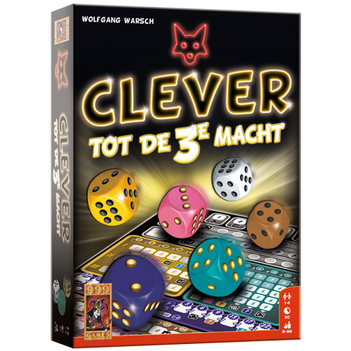 Clever tot de derde macht dobbelspel