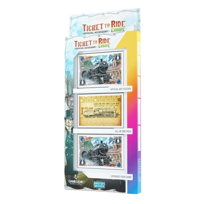 Sleeves: Ticket To Ride EU Art Sleeves (168)