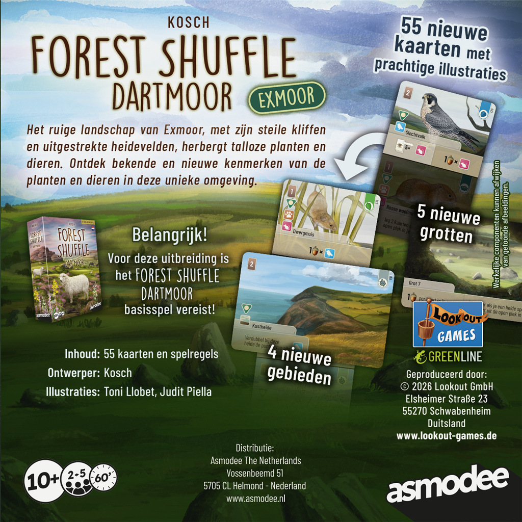 Forest Shuffle Dartmoor Exmoor NL