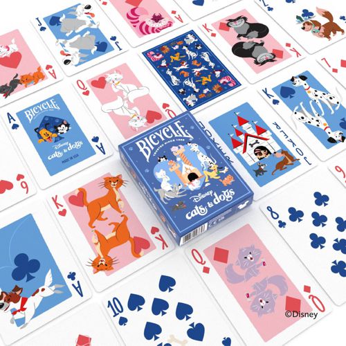 Pokerkaarten Bicycle- Cats & Dogs Disney