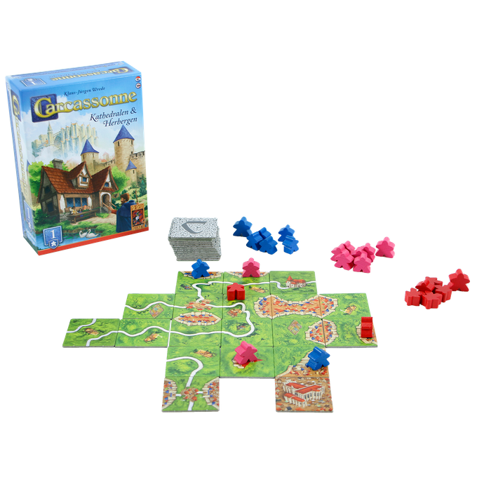 Carcassonne: Kathedralen & Herbergen Uitbreiding