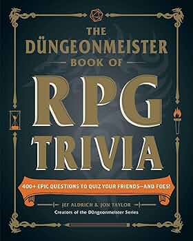 Dungeonmeister Book of RPG Trivia