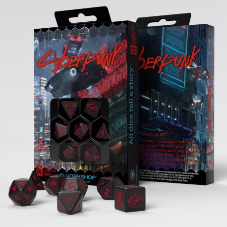 The Cyberpunk RPG Dice Set