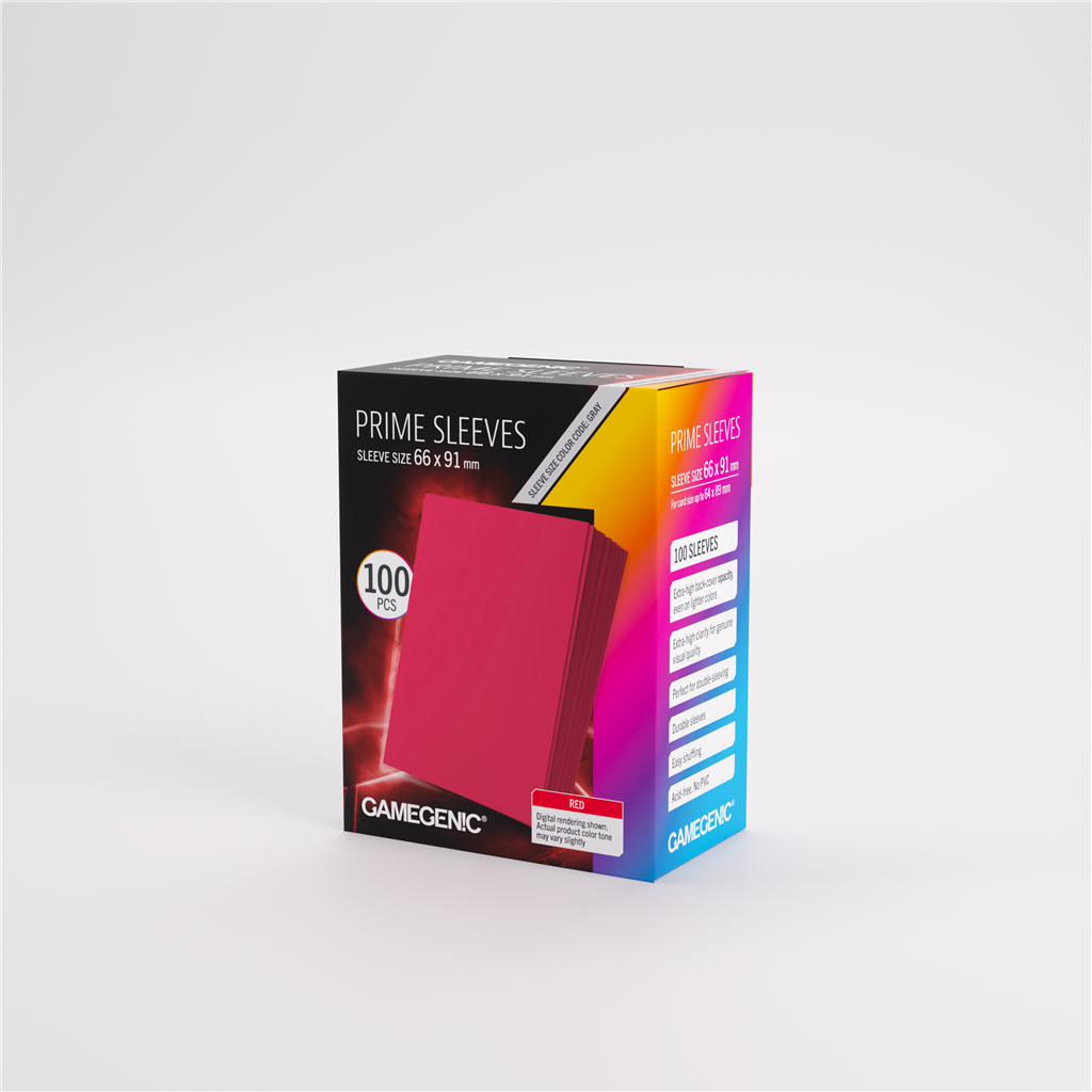 Sleeves: Pack Prime Red (100)