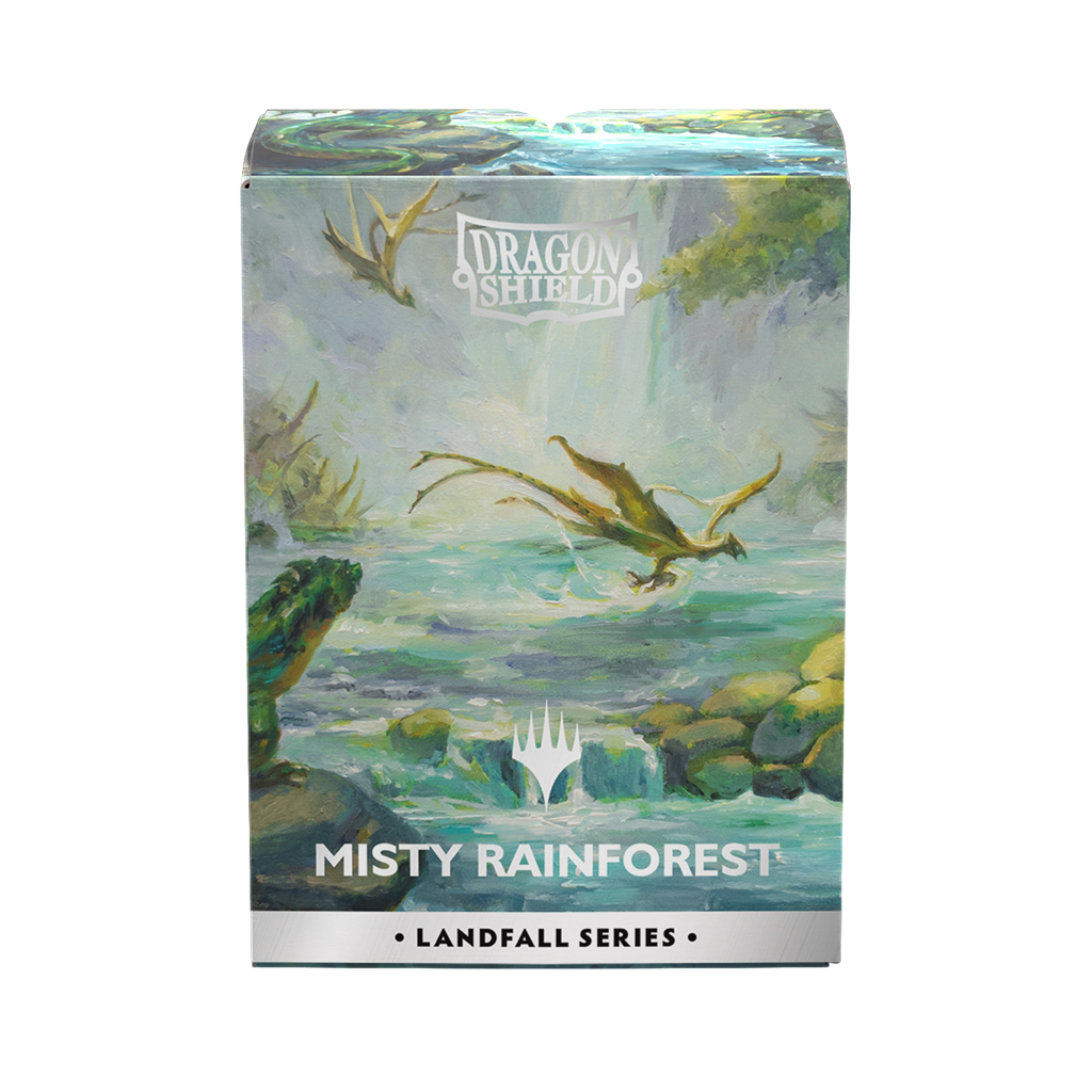 SLEEVES Dragon Shield x Magic: The Gathering™ | Landfall Series - Misty Rainforest