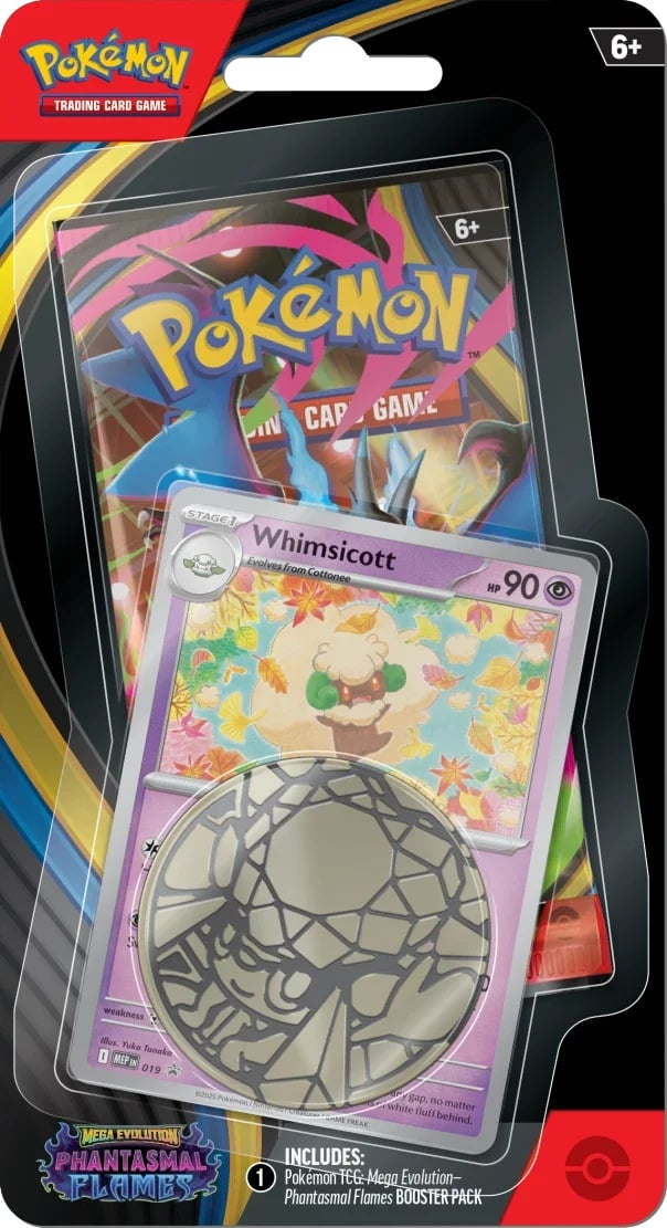 Pokemon: Mega Evolution Phantasmal Flames - Checklane blister: Whimsicott