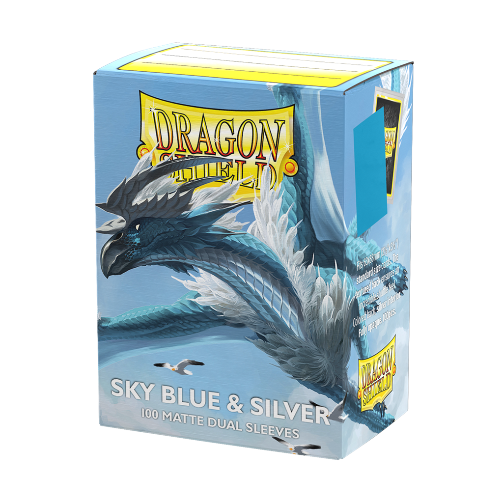 SLEEVES DS Matte Dual - Sky Blue & Silver