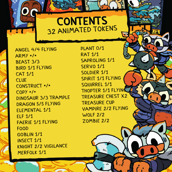 Butzbo Cardamajigs Animated Tokens for Magic the Gathering