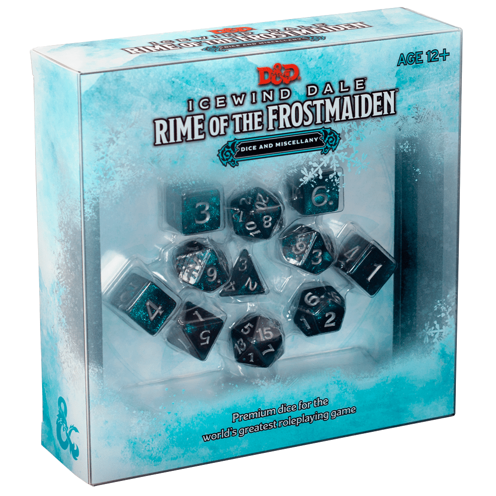D&D Icewind Dale: Rime of the Frostmaiden Dice Set