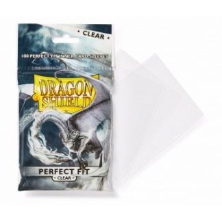 Sleeves: Dragon Shield Fit - Clear/Clear (100ct)