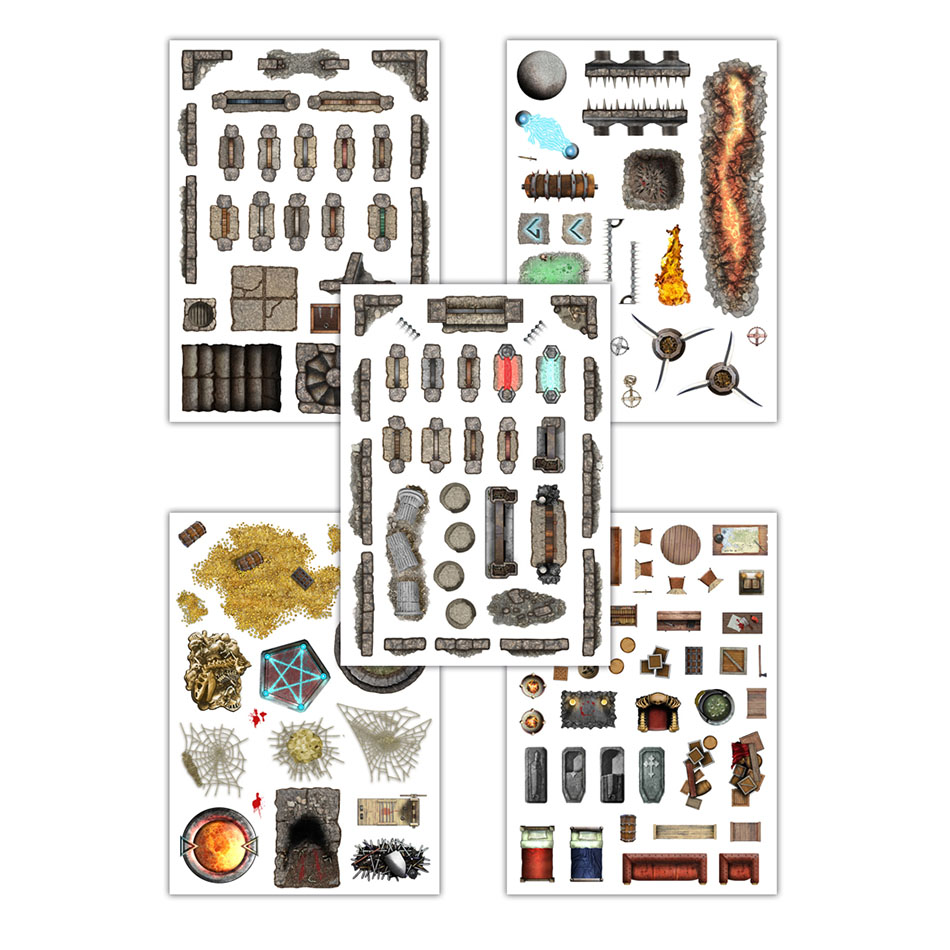 Add-On Scenery for RPG Maps - Dungeon Decorations