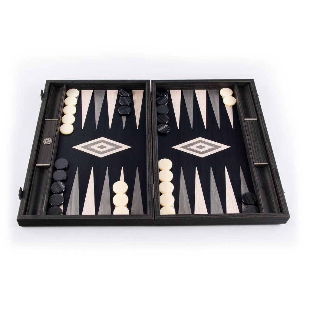 Backgammon: Pearly Grey Vavona - Large