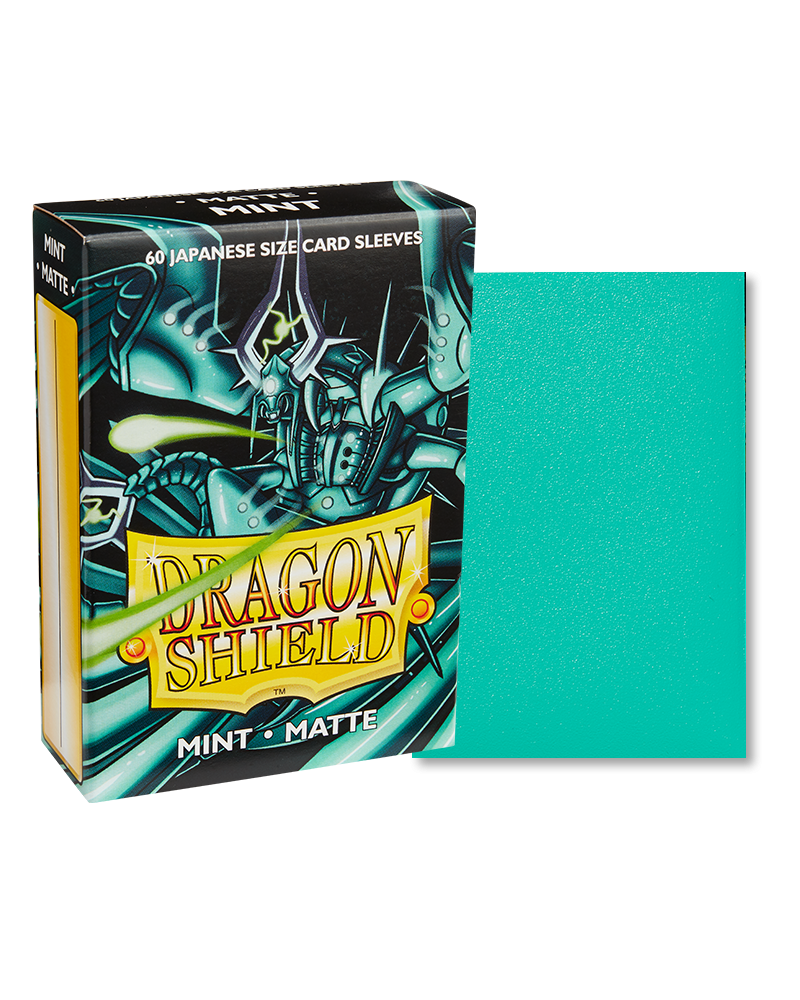 Dragon Shield Small Sleeves - Japanese Matte Mint (60 Sleeves)