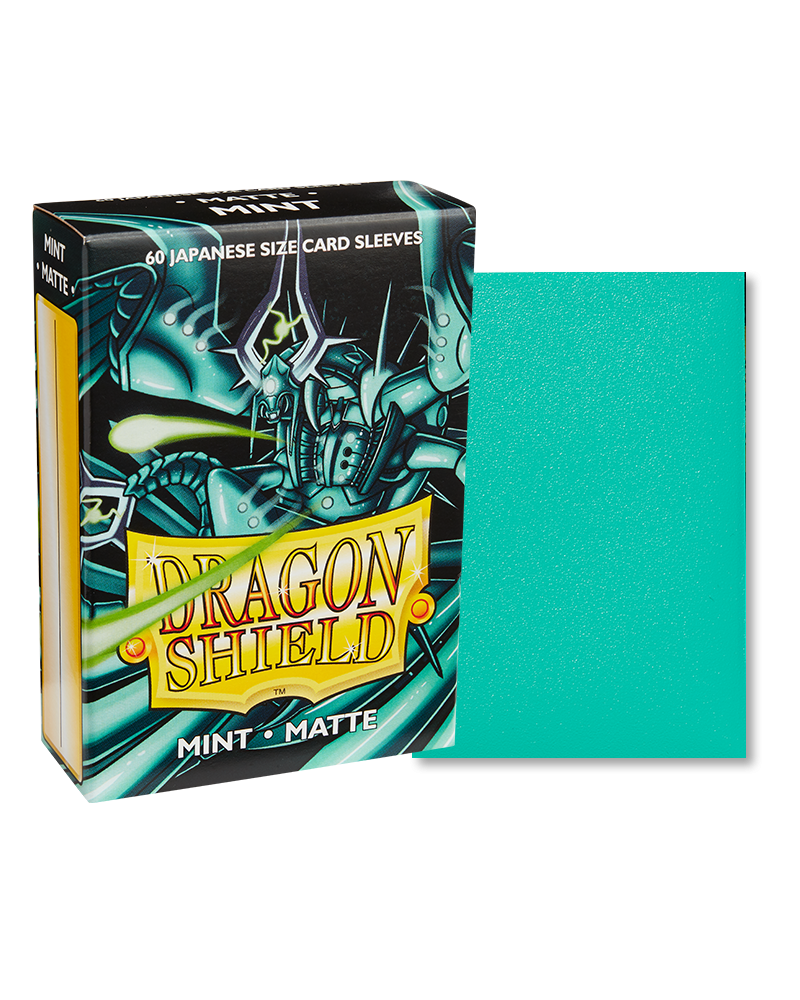 Dragon Shield Small Sleeves - Japanese Matte Mint (60 Sleeves) Dragon Shield Small Sleeves - Japanese Matte Mint (60 Sleeves)
