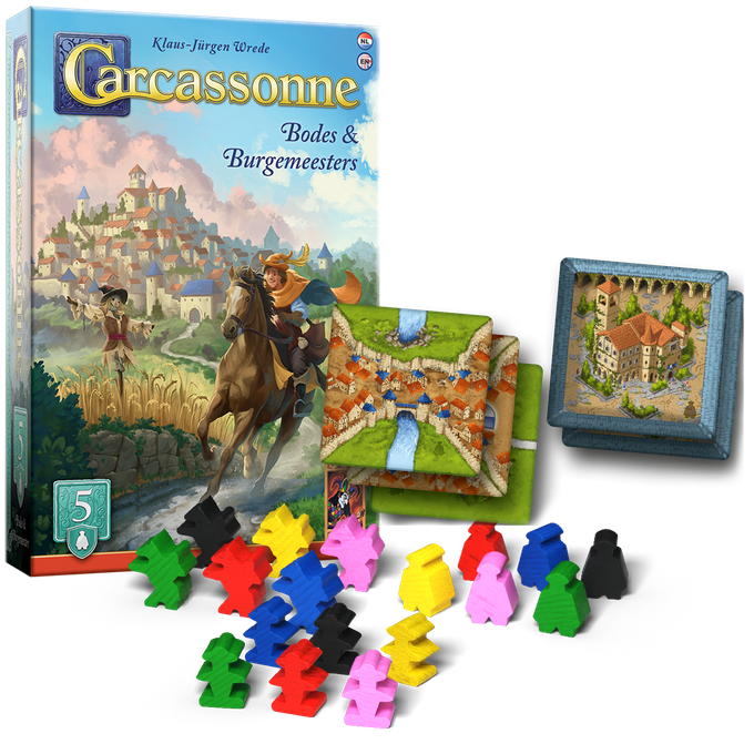 Carcassonne: Bodes & Burgemeesters Uitbreiding