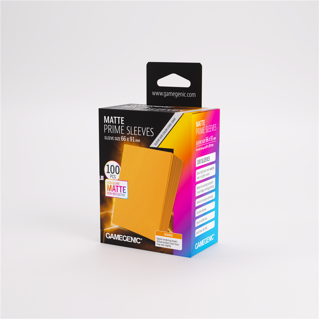 Sleeves: Pack Matte Prime Orange (100)