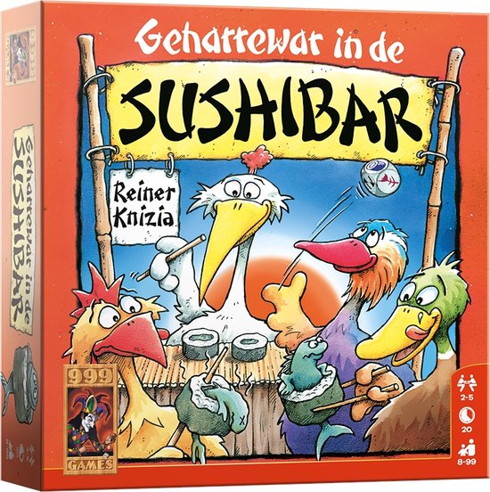Geharrewar in de Sushibar - Dobbelspel Geharrewar in de Sushibar - Dobbelspel