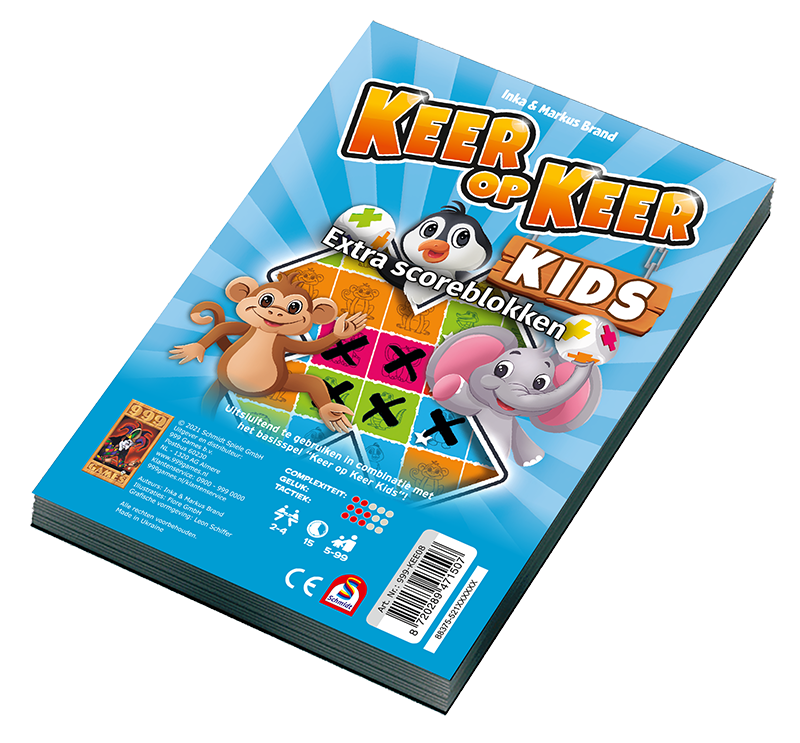 Scoreblokken Keer op Keer Kids twee stuks - Dobbelspel