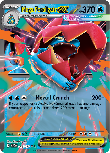 Pokemon: Ascended Heroes - Mega Feraligatr ex